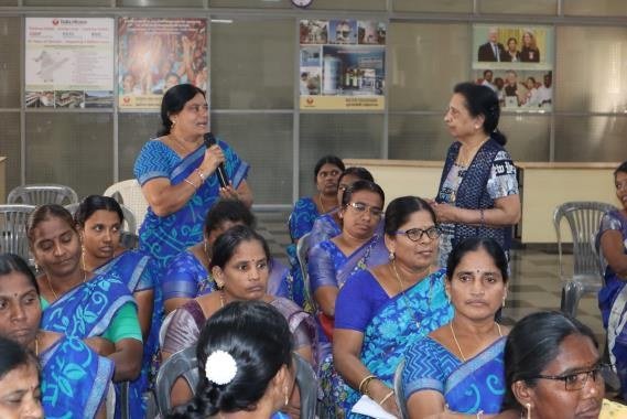Women leaders in a Jana Vikasa meeting